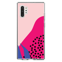 DistinctInk® Clear Shockproof Hybrid Case for Apple iPhone / Samsung Galaxy / Google Pixel - Summer Vibes Bold Flower Pink Blue Yellow