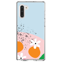 DistinctInk® Clear Shockproof Hybrid Case for Apple iPhone / Samsung Galaxy / Google Pixel - Summer Vibes Bold Flower Pink White Orange