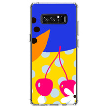DistinctInk® Clear Shockproof Hybrid Case for Apple iPhone / Samsung Galaxy / Google Pixel - Summer Vibes Bold Flower Chery Pink Yellow