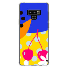 DistinctInk® Clear Shockproof Hybrid Case for Apple iPhone / Samsung Galaxy / Google Pixel - Summer Vibes Bold Flower Chery Pink Yellow