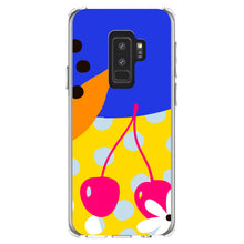 DistinctInk® Clear Shockproof Hybrid Case for Apple iPhone / Samsung Galaxy / Google Pixel - Summer Vibes Bold Flower Chery Pink Yellow