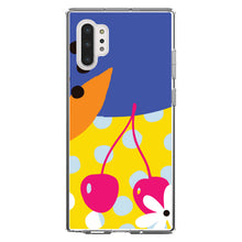 DistinctInk® Clear Shockproof Hybrid Case for Apple iPhone / Samsung Galaxy / Google Pixel - Summer Vibes Bold Flower Chery Pink Yellow