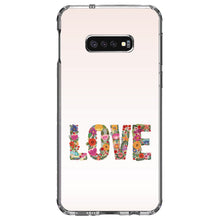 DistinctInk® Clear Shockproof Hybrid Case for Apple iPhone / Samsung Galaxy / Google Pixel - Spring Collection - Floral LOVE Flowers