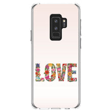 DistinctInk® Clear Shockproof Hybrid Case for Apple iPhone / Samsung Galaxy / Google Pixel - Spring Collection - Floral LOVE Flowers