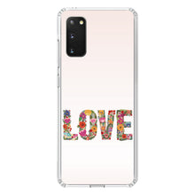 DistinctInk® Clear Shockproof Hybrid Case for Apple iPhone / Samsung Galaxy / Google Pixel - Spring Collection - Floral LOVE Flowers