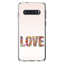 DistinctInk® Clear Shockproof Hybrid Case for Apple iPhone / Samsung Galaxy / Google Pixel - Spring Collection - Floral LOVE Flowers