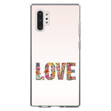 DistinctInk® Clear Shockproof Hybrid Case for Apple iPhone / Samsung Galaxy / Google Pixel - Spring Collection - Floral LOVE Flowers