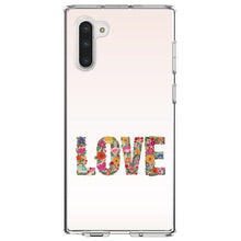 DistinctInk® Clear Shockproof Hybrid Case for Apple iPhone / Samsung Galaxy / Google Pixel - Spring Collection - Floral LOVE Flowers
