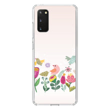 DistinctInk® Clear Shockproof Hybrid Case for Apple iPhone / Samsung Galaxy / Google Pixel - Spring Collection - Flowers and Birds