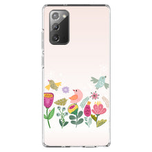 DistinctInk® Clear Shockproof Hybrid Case for Apple iPhone / Samsung Galaxy / Google Pixel - Spring Collection - Flowers and Birds
