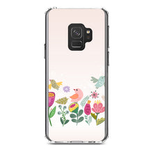 DistinctInk® Clear Shockproof Hybrid Case for Apple iPhone / Samsung Galaxy / Google Pixel - Spring Collection - Flowers and Birds