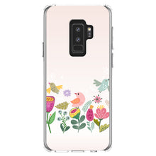 DistinctInk® Clear Shockproof Hybrid Case for Apple iPhone / Samsung Galaxy / Google Pixel - Spring Collection - Flowers and Birds