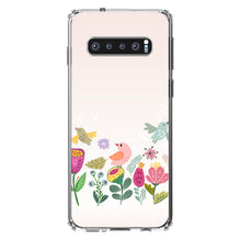 DistinctInk® Clear Shockproof Hybrid Case for Apple iPhone / Samsung Galaxy / Google Pixel - Spring Collection - Flowers and Birds
