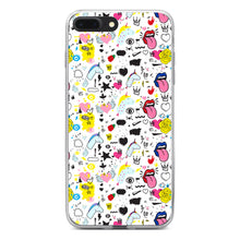 DistinctInk® Clear Shockproof Hybrid Case for Apple iPhone / Samsung Galaxy / Google Pixel - Girl Power - Unicorn Crowns Loud Mouth