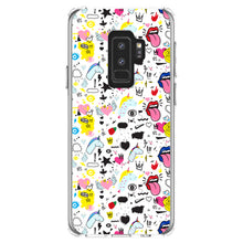 DistinctInk® Clear Shockproof Hybrid Case for Apple iPhone / Samsung Galaxy / Google Pixel - Girl Power - Unicorn Crowns Loud Mouth