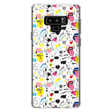 DistinctInk® Clear Shockproof Hybrid Case for Apple iPhone / Samsung Galaxy / Google Pixel - Girl Power - Unicorn Crowns Loud Mouth