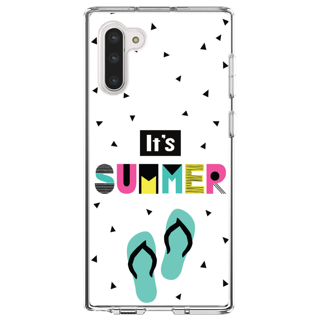 Summer Graphics, It's Summer Cartoon Flip Flops Clear Shockproof iPhone Case, view 9