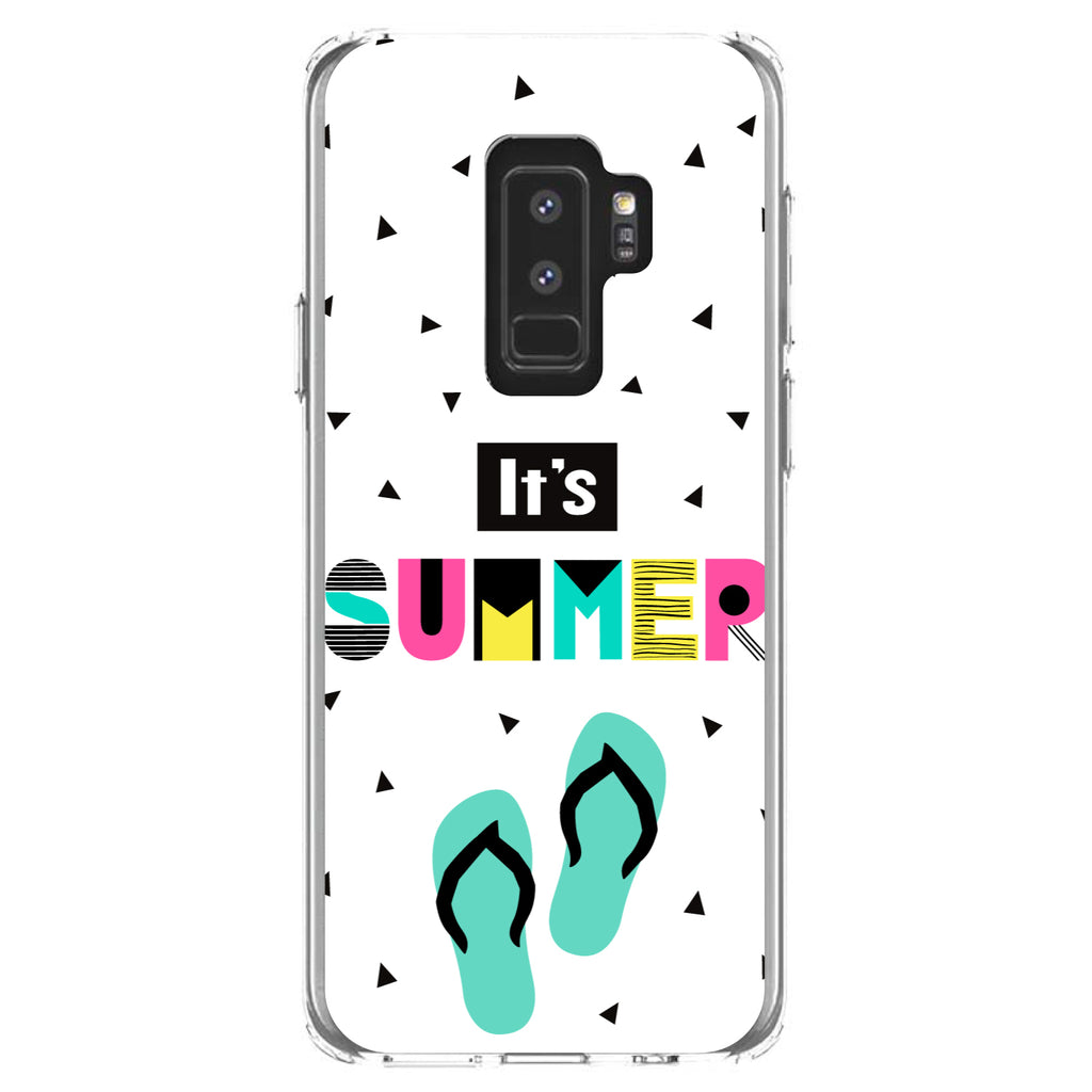 Summer Graphics, It's Summer Cartoon Flip Flops Clear Shockproof iPhone Case, view 20