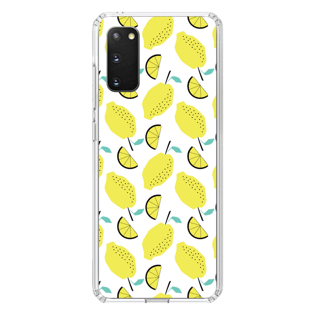 Summer Graphics, Lemon Pattern, Lemonade Clear Shockproof iPhone Case, view 15