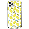 Summer Graphics, Lemon Pattern, Lemonade Clear Shockproof iPhone Case