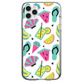 Summer Graphics, Flip Flops Watermelown Lemonade Clear Shockproof iPhone Case