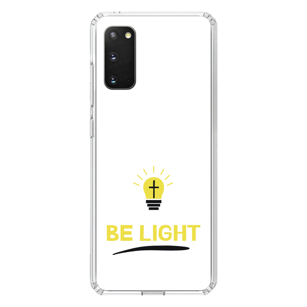 BE LIGHT, Cross in a Light Bulb Clear Shockproof iPhone Case, view 13