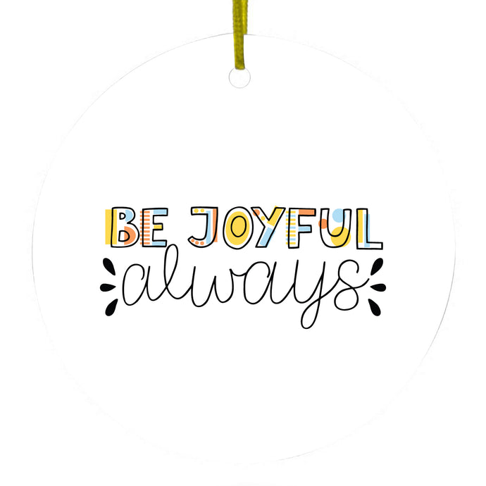 Rainbow Color Ceramic Ornament