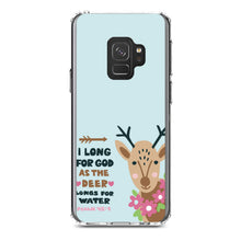 DistinctInk® Clear Shockproof Hybrid Case for Apple iPhone / Samsung Galaxy / Google Pixel - Psalm 42:1 - Long for God as the Deer Water