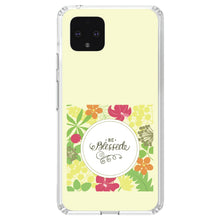 DistinctInk® Clear Shockproof Hybrid Case for Apple iPhone / Samsung Galaxy / Google Pixel - Be Blessed - Floral Pattern Yellow