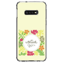 DistinctInk® Clear Shockproof Hybrid Case for Apple iPhone / Samsung Galaxy / Google Pixel - Be Blessed - Floral Pattern Yellow