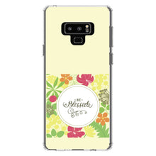 DistinctInk® Clear Shockproof Hybrid Case for Apple iPhone / Samsung Galaxy / Google Pixel - Be Blessed - Floral Pattern Yellow