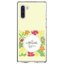 DistinctInk® Clear Shockproof Hybrid Case for Apple iPhone / Samsung Galaxy / Google Pixel - Be Blessed - Floral Pattern Yellow