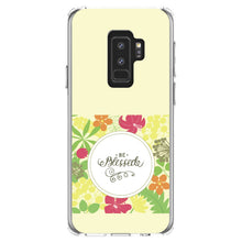 DistinctInk® Clear Shockproof Hybrid Case for Apple iPhone / Samsung Galaxy / Google Pixel - Be Blessed - Floral Pattern Yellow