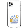 Jeremiah 33:3, Call to Me and I Will Answer Clear Shockproof iPhone Case