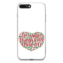 DistinctInk® Clear Shockproof Hybrid Case for Apple iPhone / Samsung Galaxy / Google Pixel - Do Small Things With Great Love - Floral