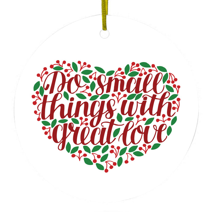 Floral Ceramic Ornament