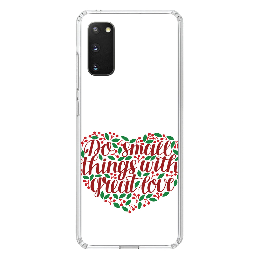 Do Small Things With Great Love, Floral Clear Shockproof iPhone Case, view 15