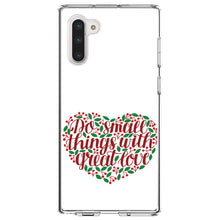DistinctInk® Clear Shockproof Hybrid Case for Apple iPhone / Samsung Galaxy / Google Pixel - Do Small Things With Great Love - Floral