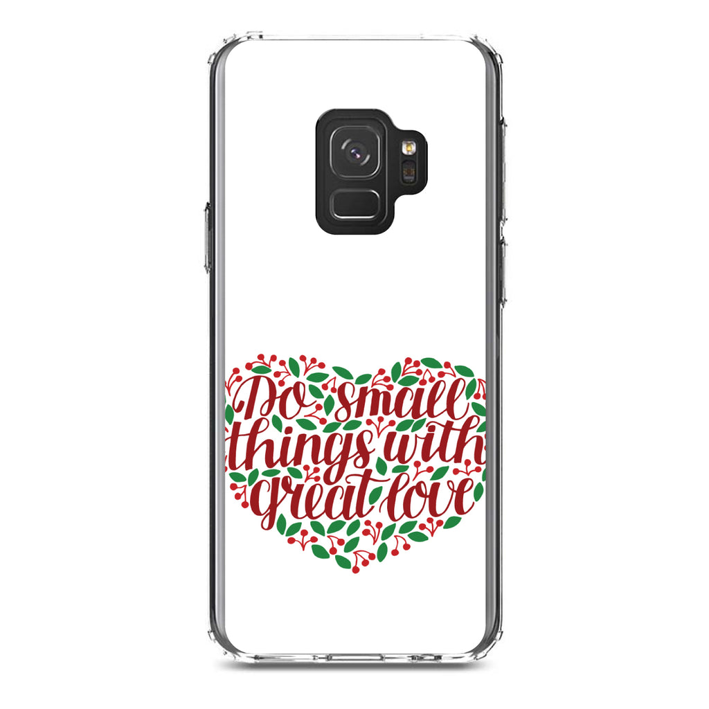 Do Small Things With Great Love, Floral Clear Shockproof iPhone Case, view 19