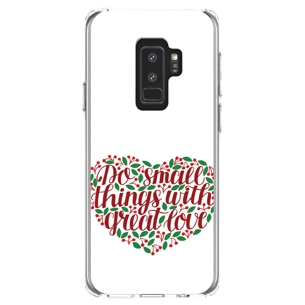 Do Small Things With Great Love, Floral Clear Shockproof iPhone Case, view 20