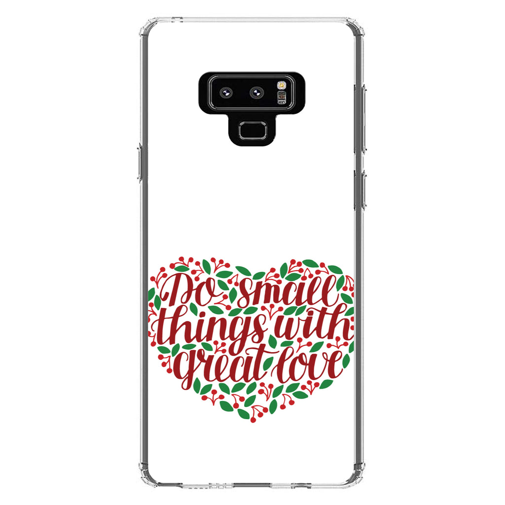 Do Small Things With Great Love, Floral Clear Shockproof iPhone Case, view 11