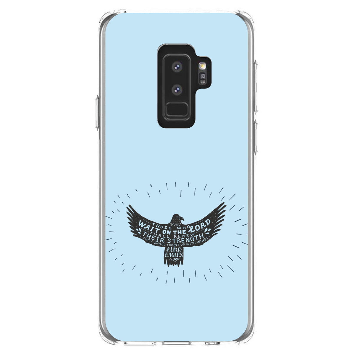 MountUp with Wings Like Eagles Clear Shockproof iPhone Case, view 20