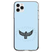 DistinctInk® Clear Shockproof Hybrid Case for Apple iPhone / Samsung Galaxy / Google Pixel - MountUp with Wings Like Eagles