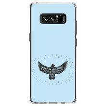 DistinctInk® Clear Shockproof Hybrid Case for Apple iPhone / Samsung Galaxy / Google Pixel - MountUp with Wings Like Eagles