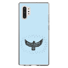 DistinctInk® Clear Shockproof Hybrid Case for Apple iPhone / Samsung Galaxy / Google Pixel - MountUp with Wings Like Eagles