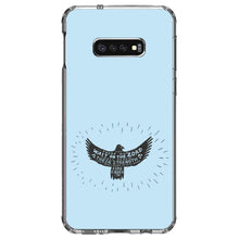 DistinctInk® Clear Shockproof Hybrid Case for Apple iPhone / Samsung Galaxy / Google Pixel - MountUp with Wings Like Eagles