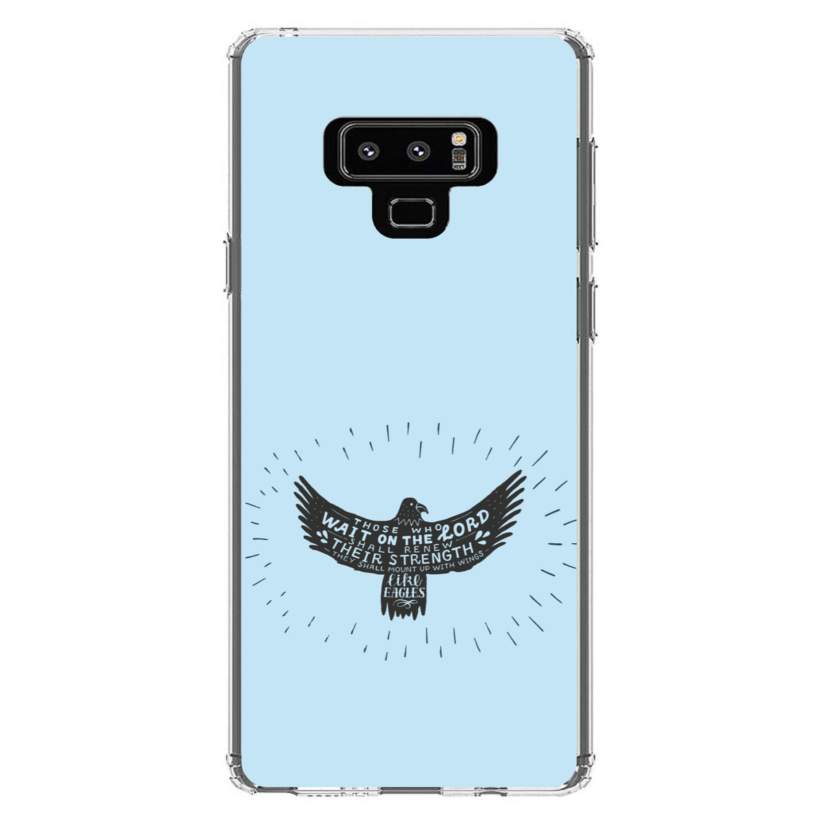 MountUp with Wings Like Eagles Clear Shockproof iPhone Case, view 11
