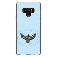 DistinctInk® Clear Shockproof Hybrid Case for Apple iPhone / Samsung Galaxy / Google Pixel - MountUp with Wings Like Eagles