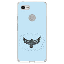 DistinctInk® Clear Shockproof Hybrid Case for Apple iPhone / Samsung Galaxy / Google Pixel - MountUp with Wings Like Eagles