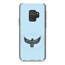 DistinctInk® Clear Shockproof Hybrid Case for Apple iPhone / Samsung Galaxy / Google Pixel - MountUp with Wings Like Eagles
